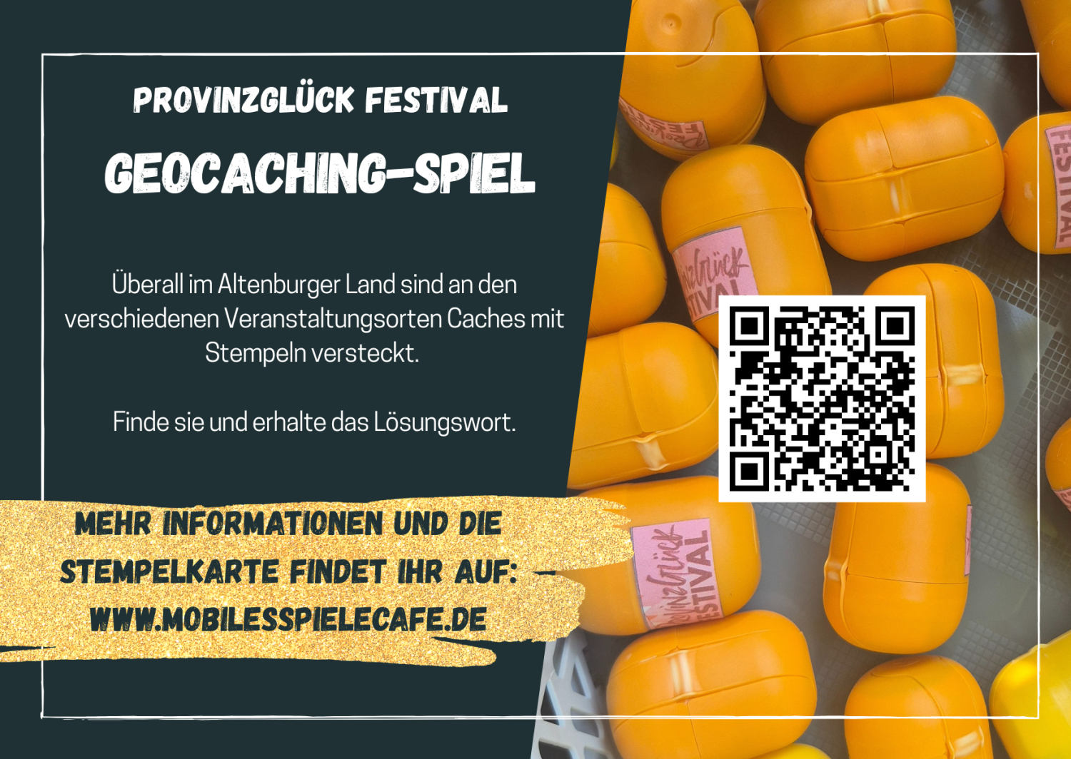 Der fliegende Salon - ProvinzGlück - Geocaching-Spiel