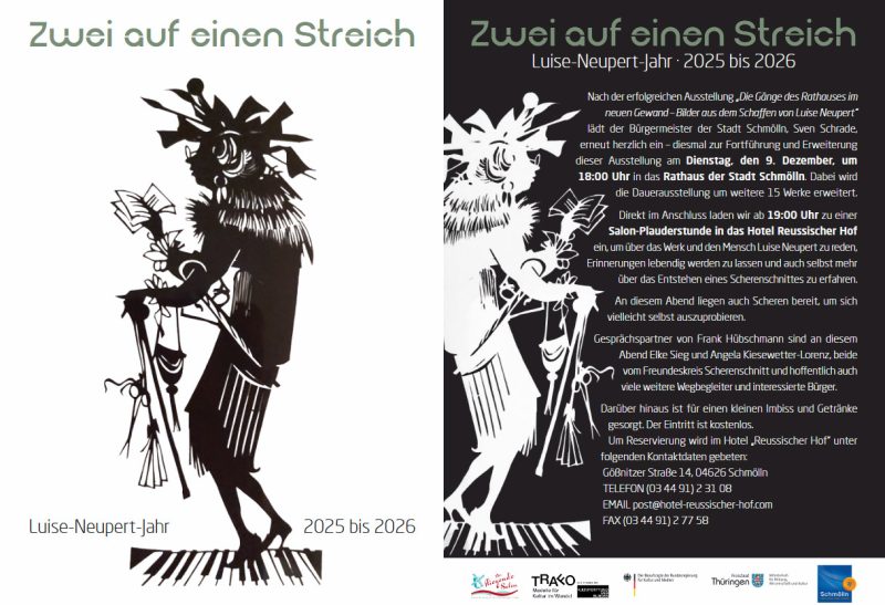 Der fliegende Salon - Zwei auf einem Streich - Luise-Neupert - 09. Dezember 2025